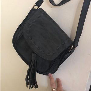 Crossbody bag charcoal grey